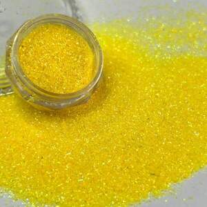 Глиттер 1 кг, мелкие декоративные блестки - желтый Глиттер 1 кг, мелкие декоративные блестки - желтый