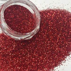 Глиттер 1 кг, мелкие декоративные блестки - красный Глиттер 1 кг, мелкие декоративные блестки - красный