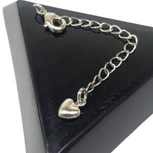 Замок с цепочкой гипоаллергенный сплав 5х10 мм - сталь Замок с цепочкой гипоаллергенный сплав 5х10 мм - сталь