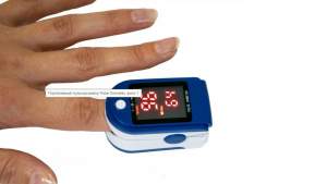 Електронний пульсоксиметр на палець Pulse Oximeter