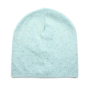 Жіноча шапка Gloss м'ятного кольору з декором Жіноча шапка Gloss м'ятного кольору з декором