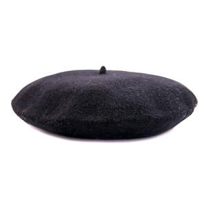 Берет Flora super чорний, діаментр 28 см Берет Flora super чорний, діаментр 28 см