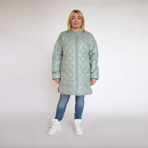 Куртка на синтепоні аквамаринового кольору