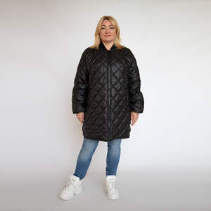 Куртка на синтепоні чорного кольору