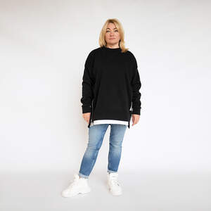 Батнік на флісі  - колір чорний