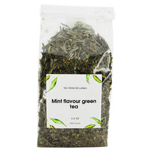 Чай зелений байховий з м'ятою 100 г Чай зелений байховий з м'ятою 100 г