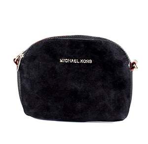 Жіноча сумка с натуральной замши цвета Black&Red, репліка Michael Kors Жіноча сумка с натуральной замши цвета Black&Red, репліка Michael Kors