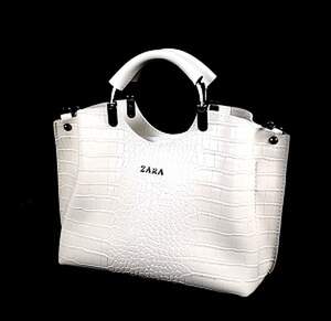 Жіноча сумка цвета Cream, репліка Zara