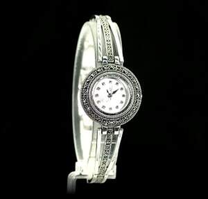 Срібний годинник 925 проби 32,74 г з Марказитами 1,46 карат Срібний годинник 925 проби 32,74 г з Марказитами 1,46 карат