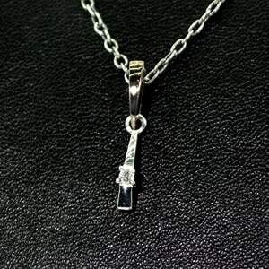 Срібна підвіска 925 проби з позолотою 585 проби 0,59 г з Діамантом 0,06 карат