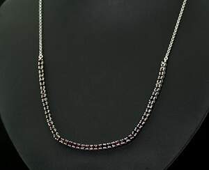 Серебряное колье 925 пробы 13,74 г с мозамбикскими Гранатами 7,77 карат 50-55 см Серебряное колье 925 пробы 13,74 г с мозамбикскими Гранатами 7,77 карат 50-55 см