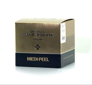 Крем с коллоїдним золотом і муцином равлика 24k Gold Snail Repair Cream, Medi Peel, 50 г Крем с коллоїдним золотом і муцином равлика 24k Gold Snail Repair Cream, Medi Peel, 50 г