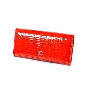 Портмоне цвета Red, репліка Chanel