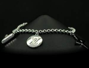 Браслет з родієвим напиленням, репліка Louis Vuitton, 15-18 см Браслет з родієвим напиленням, репліка Louis Vuitton, 15-18 см