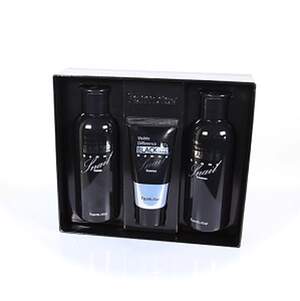 Набір засобів для обличчя для чоловіків Visible Difference Black Snail, Farmstay, 3 шт.