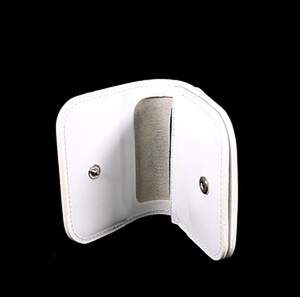 Портмоне Firetto з натуральної шкіри білого кольору