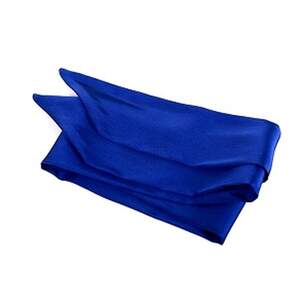 Шарф-твіллі волошкового кольору, шовк 100%, 7*100 см Шарф-твіллі волошкового кольору, шовк 100%, 7*100 см