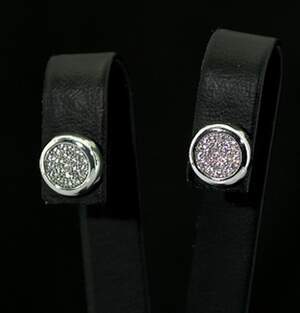 Срібні сережки 925 проби 2,9 г з білими цирконами 0,4 карат Срібні сережки 925 проби 2,9 г з білими цирконами 0,4 карат