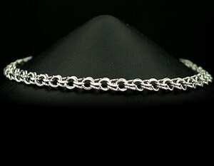 Срібний браслет 925 проби 9,65 г, плетіння Бісмарк Срібний браслет 925 проби 9,65 г, плетіння Бісмарк