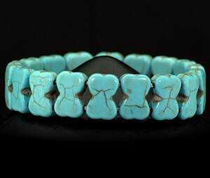 Браслет з Бірюзою (пресована), 19 см