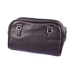 Жіноча сумка Vintage з натуральної шкіри чорного кольору Жіноча сумка Vintage з натуральної шкіри чорного кольору