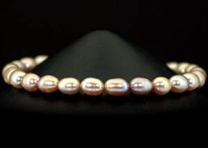 Браслет з персиковими Перлинами 8,7 г, 18+4 см Браслет з персиковими Перлинами 8,7 г, 18+4 см