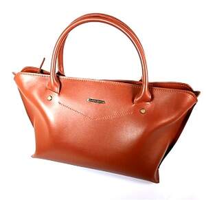 Жіноча сумка Blanknote з натуральної шкіри коньячного кольору