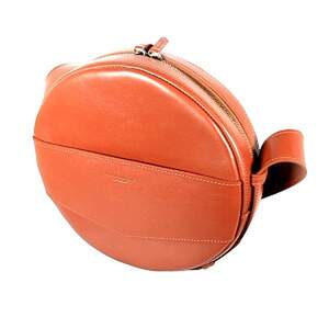 Жіноча сумка Blanknote з натуральної шкіри коньячного кольору