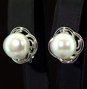 Срібні сережки 925 проби 6,23 г з Перлинами 9,3 карат Срібні сережки 925 проби 6,23 г з Перлинами 9,3 карат