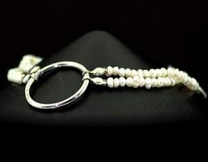 Срібний браслет 925 проби 8,17 г з таїтянськими Перлинами бароко 17-20 см Срібний браслет 925 проби 8,17 г з таїтянськими Перлинами бароко 17-20 см