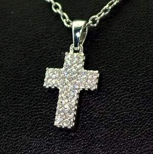 Срібна підвіска 925 проби 1,7 г з цирконами 1,12 карат Срібна підвіска 925 проби 1,7 г з цирконами 1,12 карат