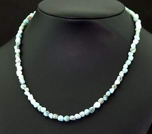 Намисто з Ларимаром 67 карат 42+4 см Намисто з Ларимаром 67 карат 42+4 см