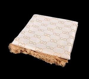 Палантин кольору Beige, репліка Gucci, кашемір 60% шовк 40%, 185*70 см Палантин кольору Beige, репліка Gucci, кашемір 60% шовк 40%, 185*70 см