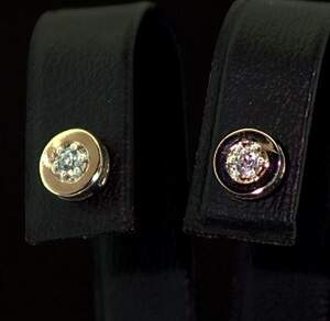 Срібні сережки 925 проби з позолотою 375 проби 2,31 г з білими Фіанітами 0,25 карат Срібні сережки 925 проби з позолотою 375 проби 2,31 г з білими Фіанітами 0,25 карат