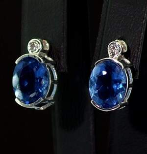 Срібні сережки 925 проби 3,86 г з Флюоритами Блу Джон та топазами зі США 6,6 карат Срібні сережки 925 проби 3,86 г з Флюоритами Блу Джон та топазами зі США 6,6 карат