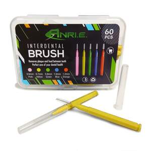 Ёршики Межзубные ANRI.E. (60 шт) - Жёлтый (0,7 мм)