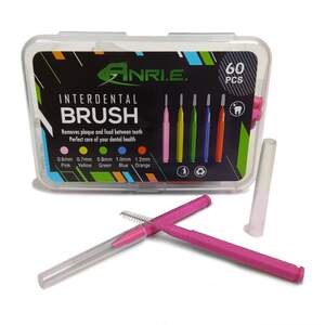 Ёршики Межзубные ANRI.E. (60 шт) - Розовый (0,6 мм)