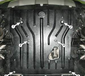 Защита картера BMW X5 с 2003 г и выше