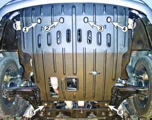 Защита картера Chevrolet Optra c 2004г Защита картера Chevrolet Optra c 2004г