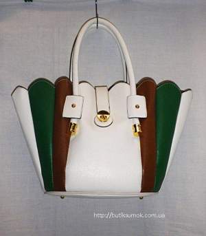Женская сумка Vito Berti Blossom Green-Brown Женская сумка Vito Berti Blossom Green-Brown