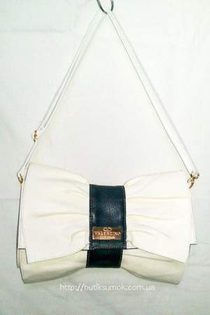 Женская сумка-клатч Valentino Garavani White/D.Blue #444 Женская сумка-клатч Valentino Garavani White/D.Blue #444