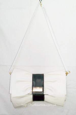 Женская сумка-клатч Valentino Garavani White/Black #444 Женская сумка-клатч Valentino Garavani White/Black #444