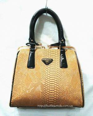 Женская сумка Prada Saffiano Beige #412 Женская сумка Prada Saffiano Beige #412