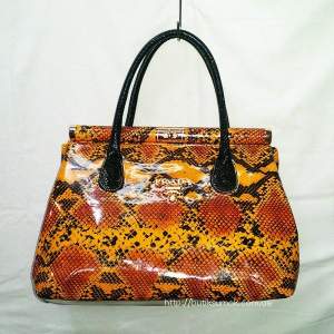 Женская сумка Prada Via Snake-Yellow #170 Женская сумка Prada Via Snake-Yellow #170