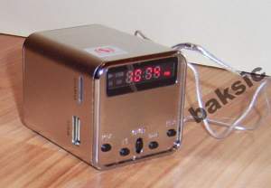 MP3-плеер в виде мини-колонки,USB,с FM