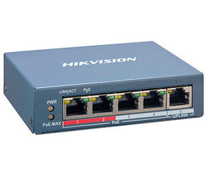DS-3E1105P-EI 4-портовий керований POE комутатор Hikvision