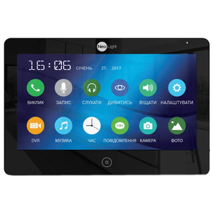 MEZZO HD black Відеодомофон NeoLight MEZZO HD black Відеодомофон NeoLight