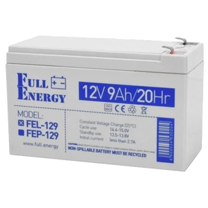 Full Energy FEL-129 Аккумулятор гелевой 12В 9А•ч