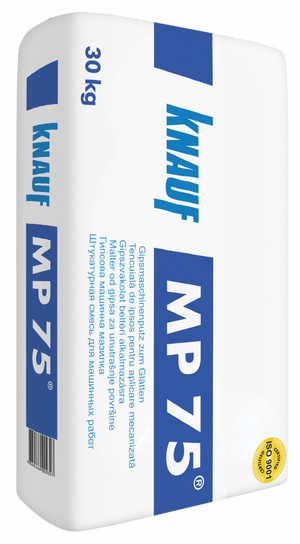 ШТУКАТУРКА МАШИННОГО ТА РУЧНОГО НАНЕСЕННЯ KNAUF MP-75 30кг