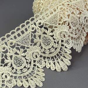 (53-727-29-005) Кружево макраме 10 см - кремовый